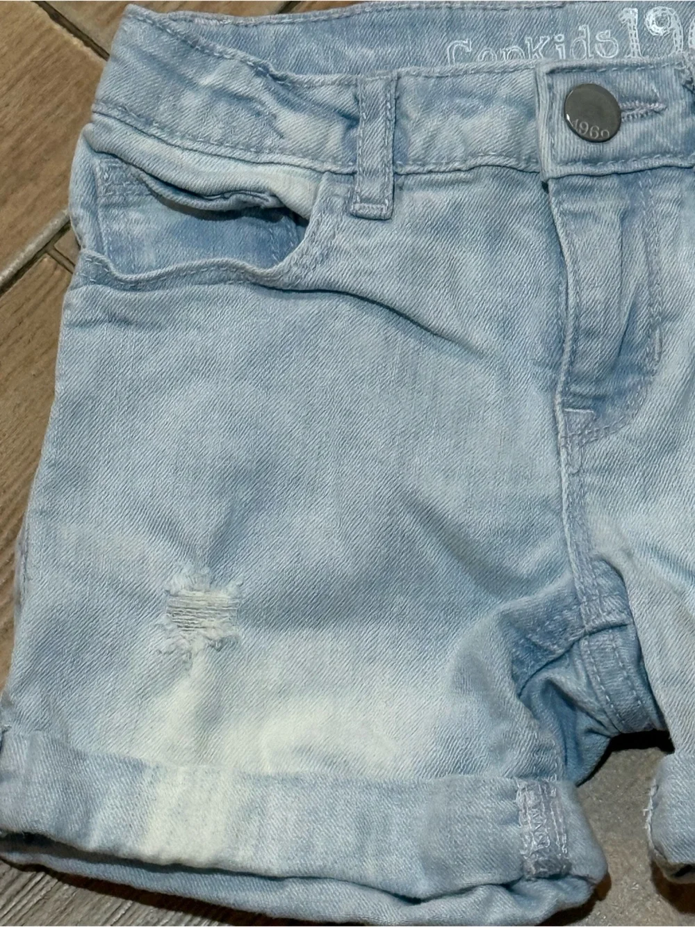 GAPKids Light Wash Denim Shorts